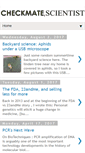 Mobile Screenshot of checkmatescientist.net